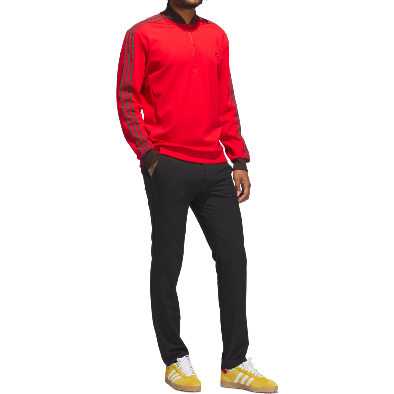 3ST Golf Clothing Men's Adidas Originals, красный — фото 3
