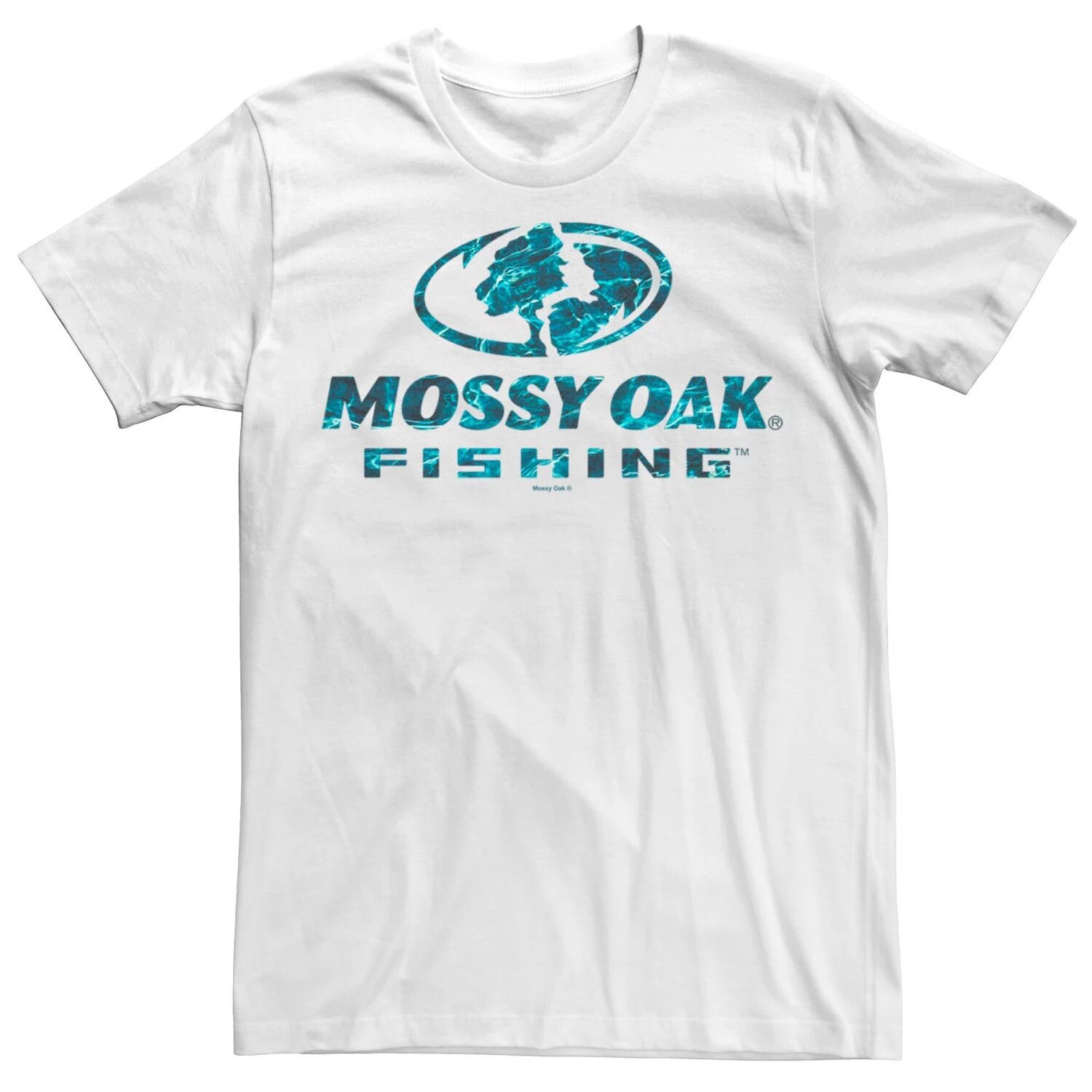 

Мужская футболка Mossy Oak Fishing Blue Water Surface с логотипом и графическим рисунком Licensed Character