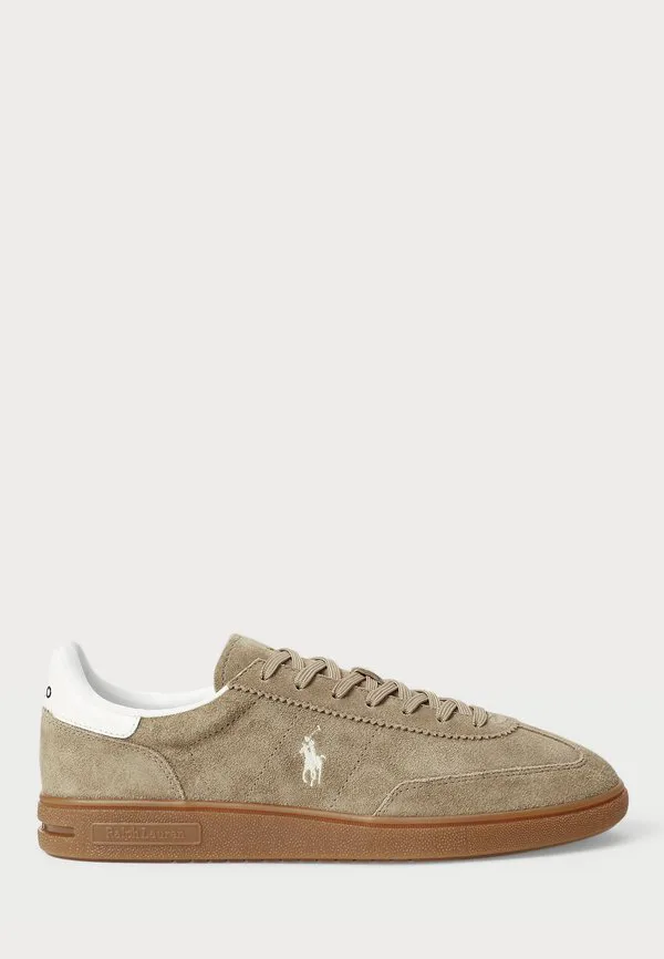 Кроссовки heritage court ii из кожи Polo Ralph Lauren, Dirty Buck/Deckwash White