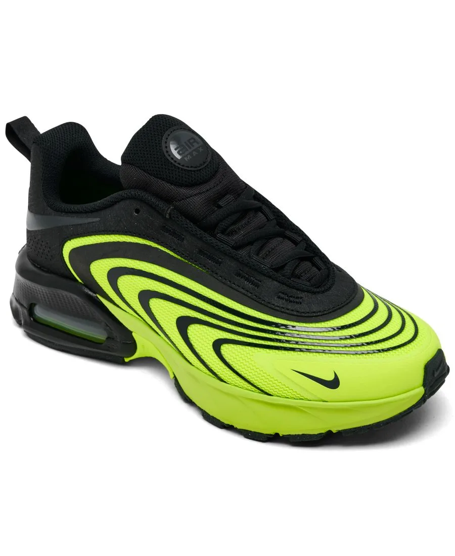 Детские кроссовки Air Max Fire Casual от Finish Line Nike, volt, темно-smoke серый