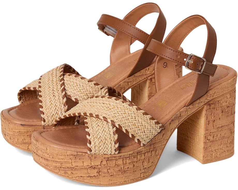 Сандалии Seychelles Bravo, цвет Tan/Natural Raffia