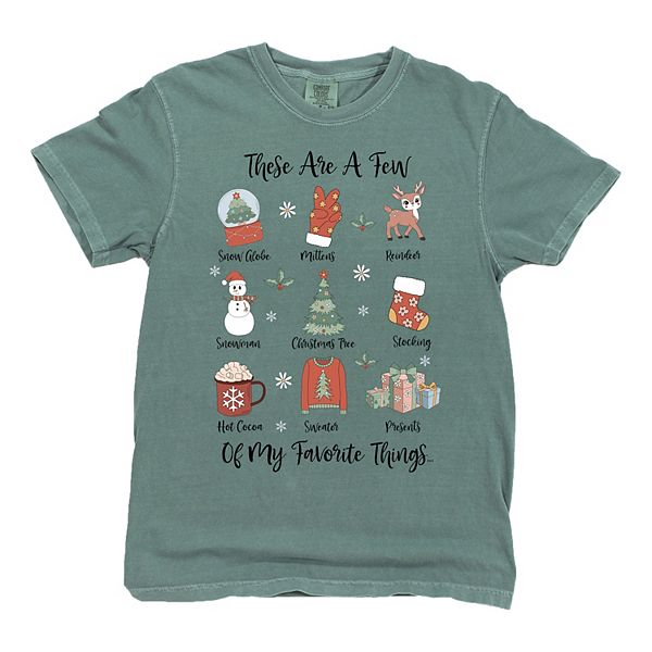 

Футболка с эффектом поношенности Christmas favorites Simply Sage Market, Зеленый, Футболка с эффектом поношенности Christmas favorites Simply Sage Market