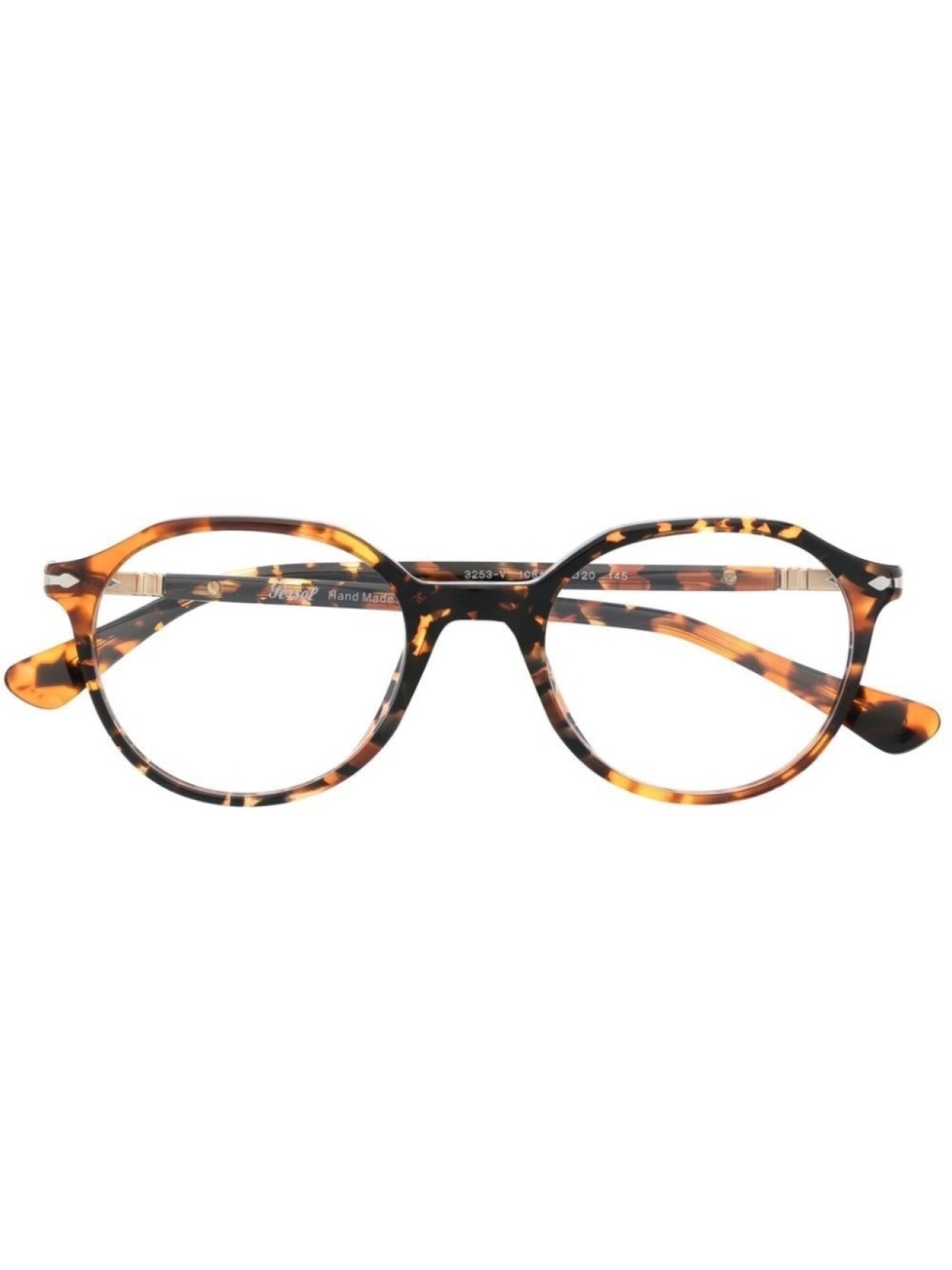 

Persol очки в круглой оправе, коричневый