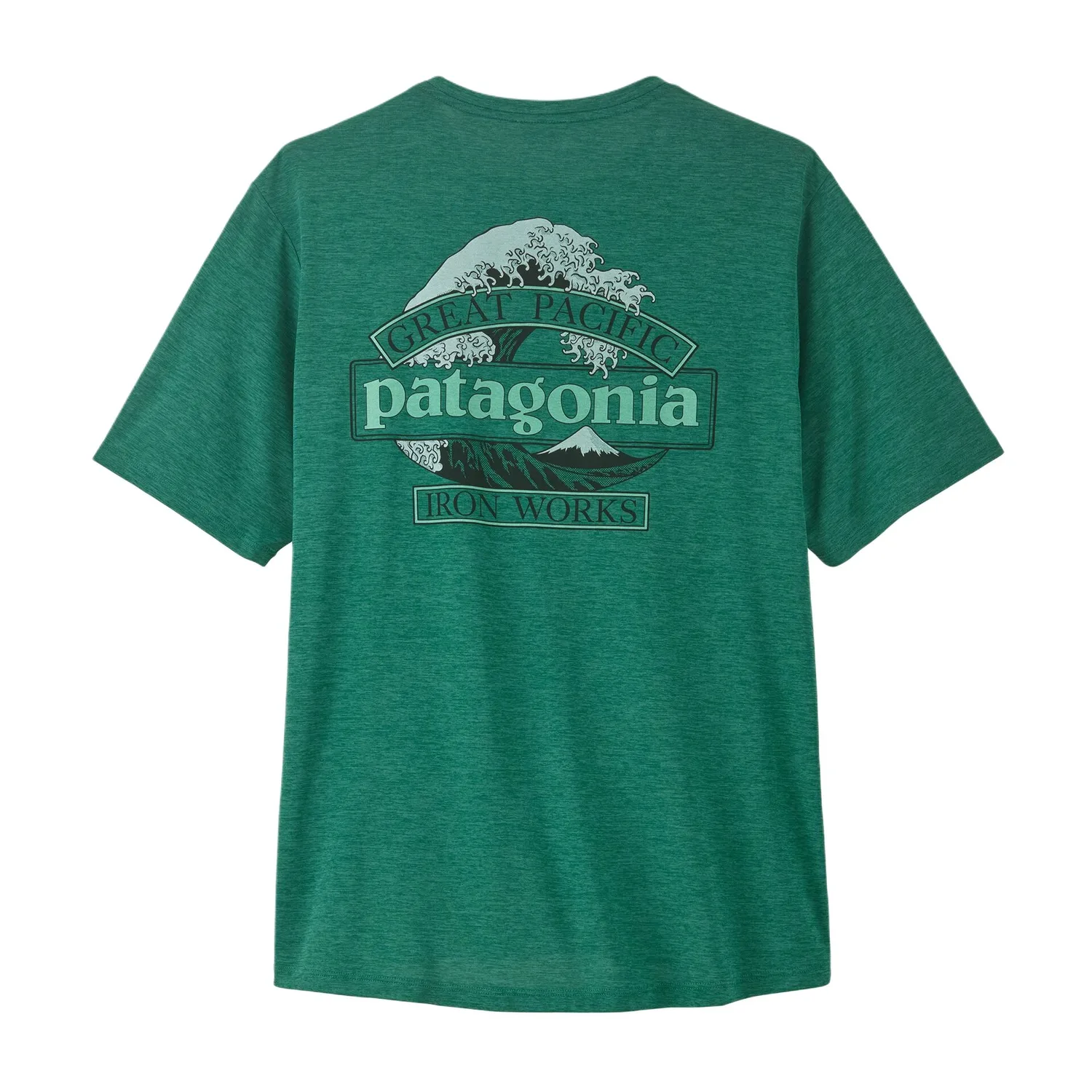 Футболка с принтом Patagonia, Light Clement Blue/CMBX — фото 4