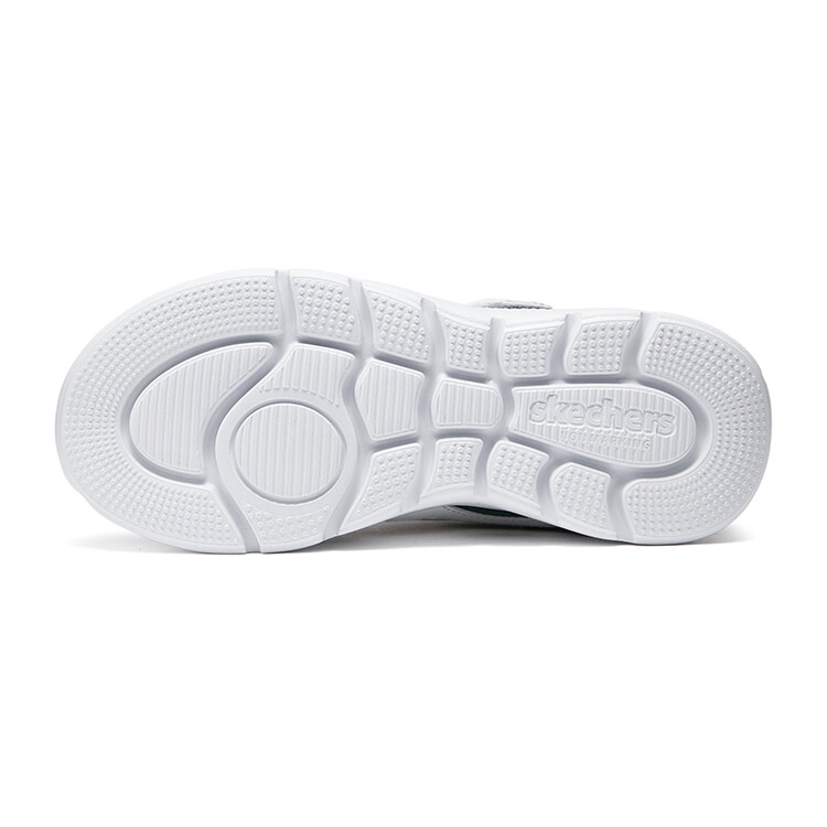 Кроссовки Skechers Kids Lifestyle Shoes GS Low-top Sail/Sesame/Obsidian, белый/мультиколор — фото 4