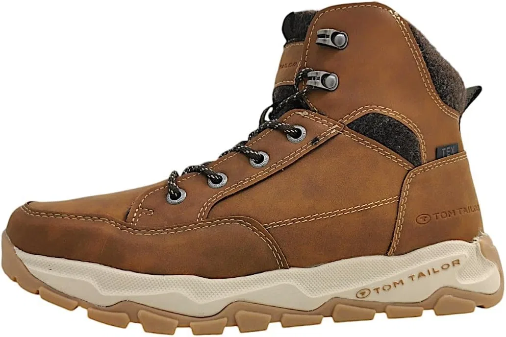 Мужские модные ботинки TOM TAILOR 4280310015, Cognac