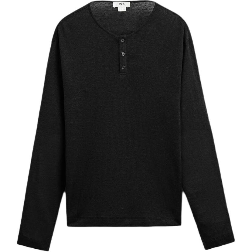 

Футболка мужская черная Zara, черный