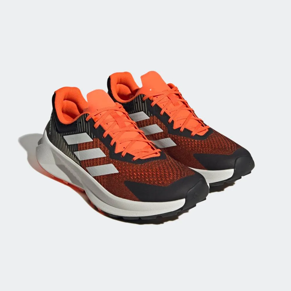 Мужские кроссовки для трейлраннинга Adidas Terrex Soulstride Flow, черный/белый/оранжевый — фото 3
