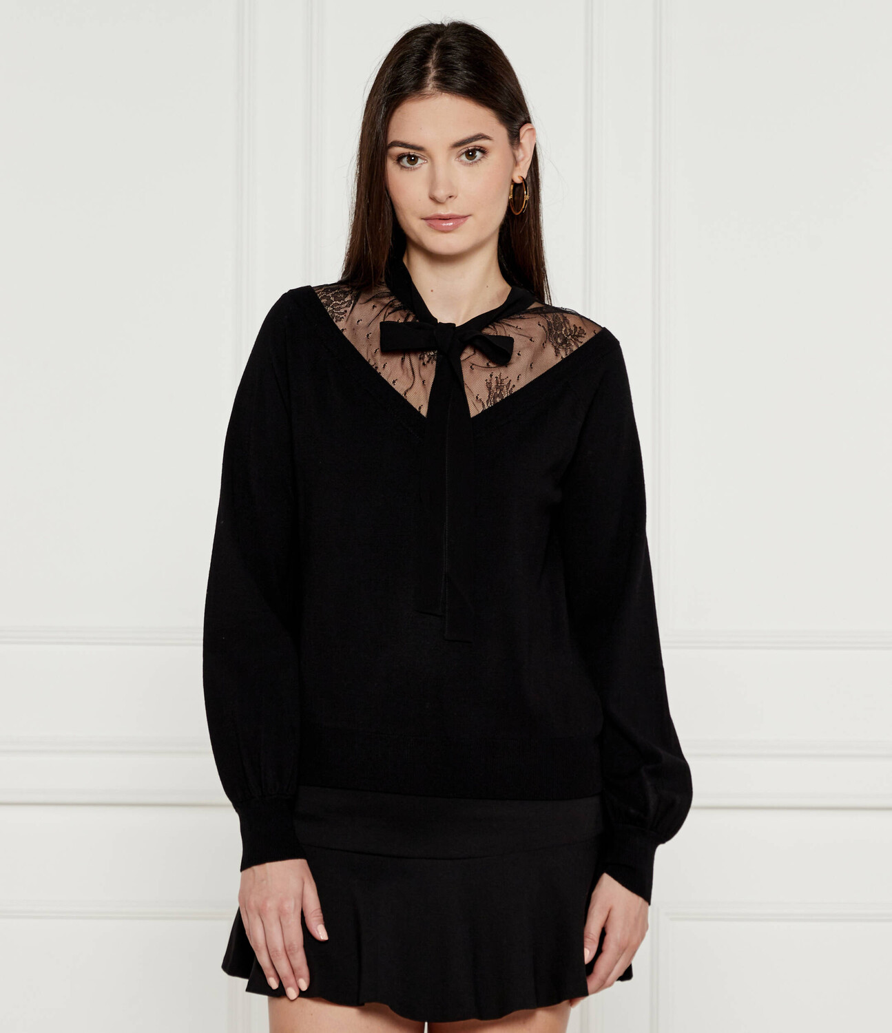 

Свитер TWINSET Regular Fit, черный