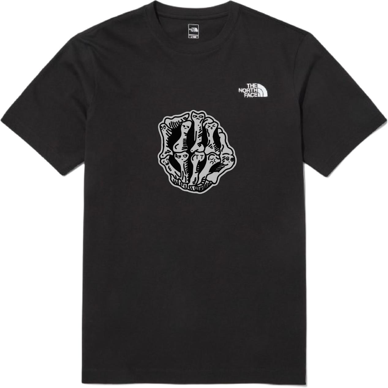 

THE NORTH FACE Футболка унисекс черная, Черный, THE NORTH FACE Футболка унисекс черная