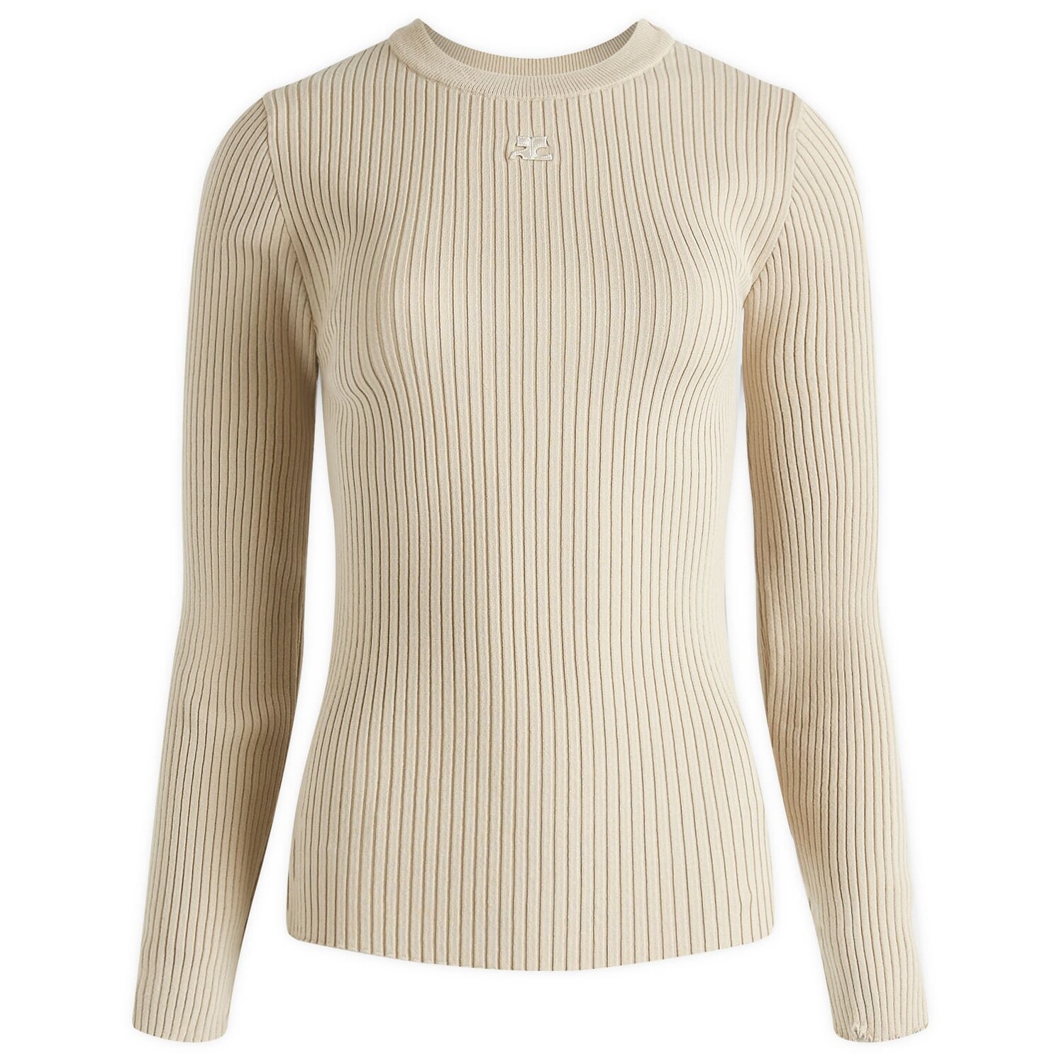 

Лонгслив Courrèges Snap Long Sleeve Top, цвет Cappuccino