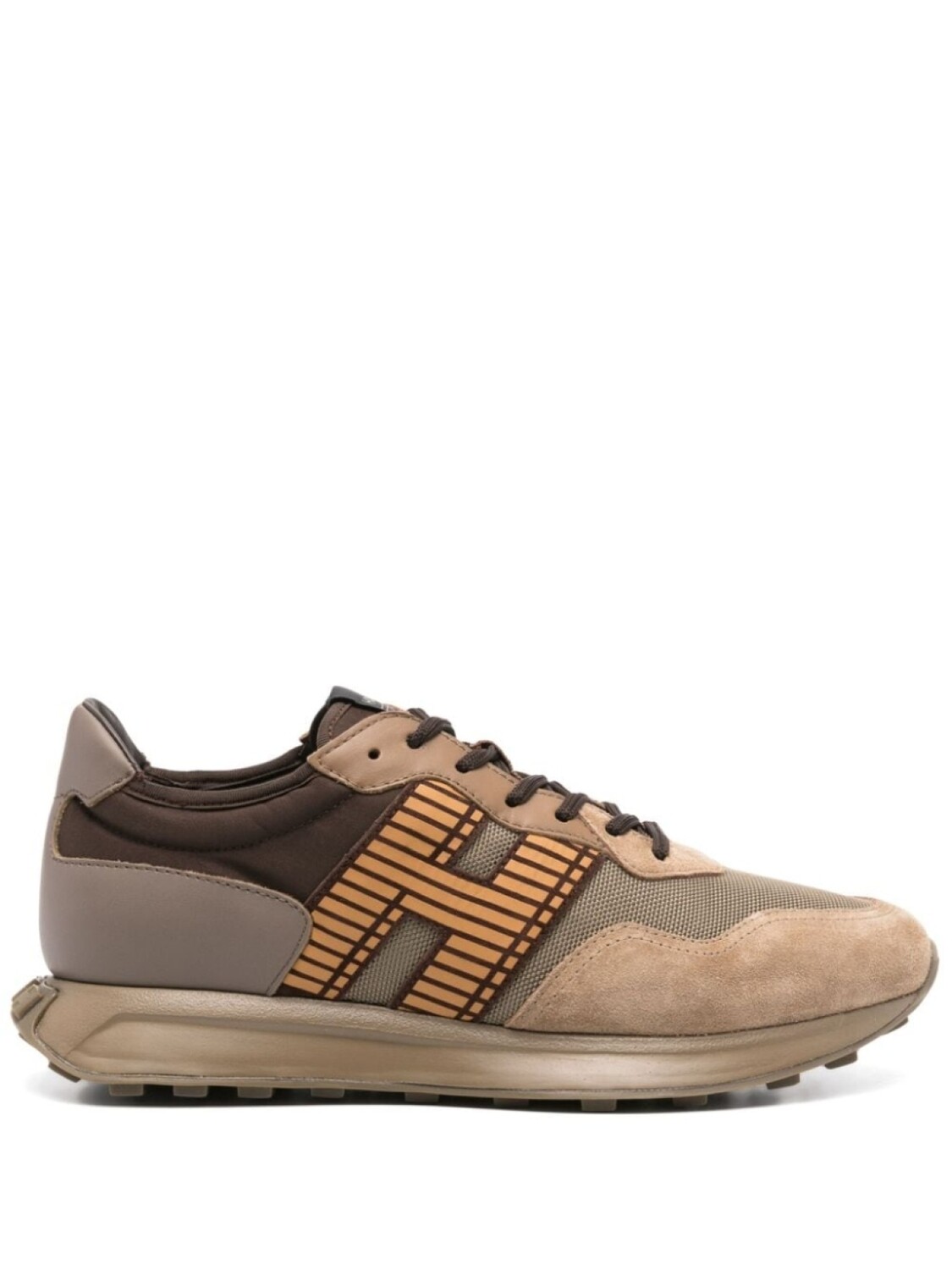 

Hogan кроссовки H601, коричневый