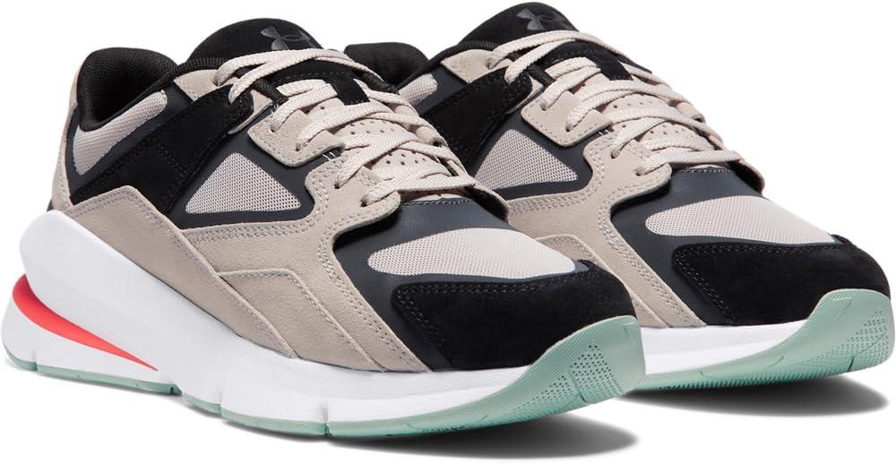 Кроссовки Under Armour Forge 96 Reissue из замши унисекс для взрослых, черный/серый — фото 2