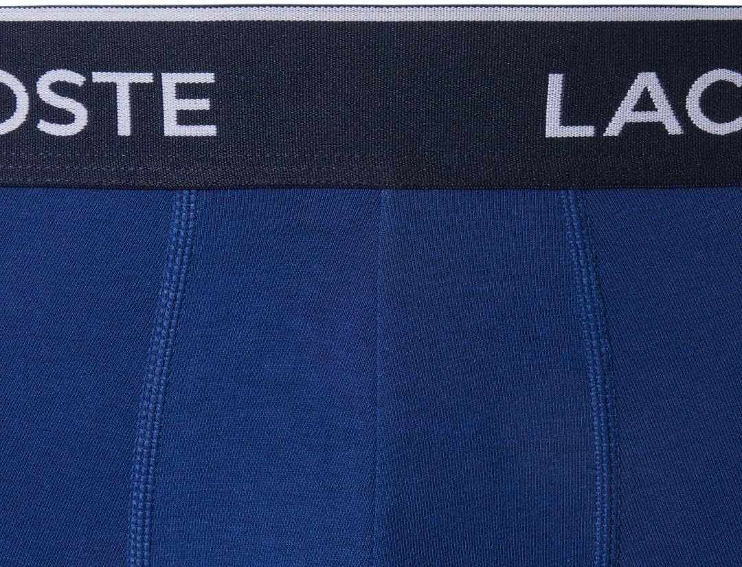 Боксеры Lacoste, комплект из трех расцветок, темно-синий/красный/глубокий океан — фото 4