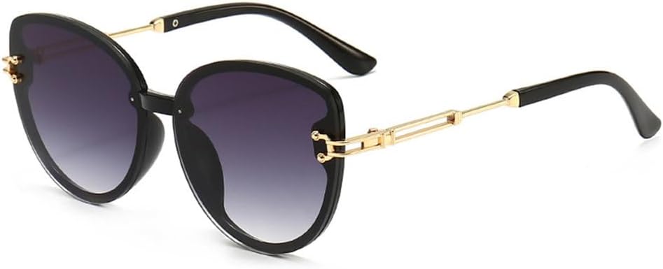 

Модные солнцезащитные очки 2027 года для женщин и мужчин, для активного отдыха, градиентные солнцезащитные очки для женщин, металлическая оправа, черные, UV400 MTZJH, Black Gradientgrey