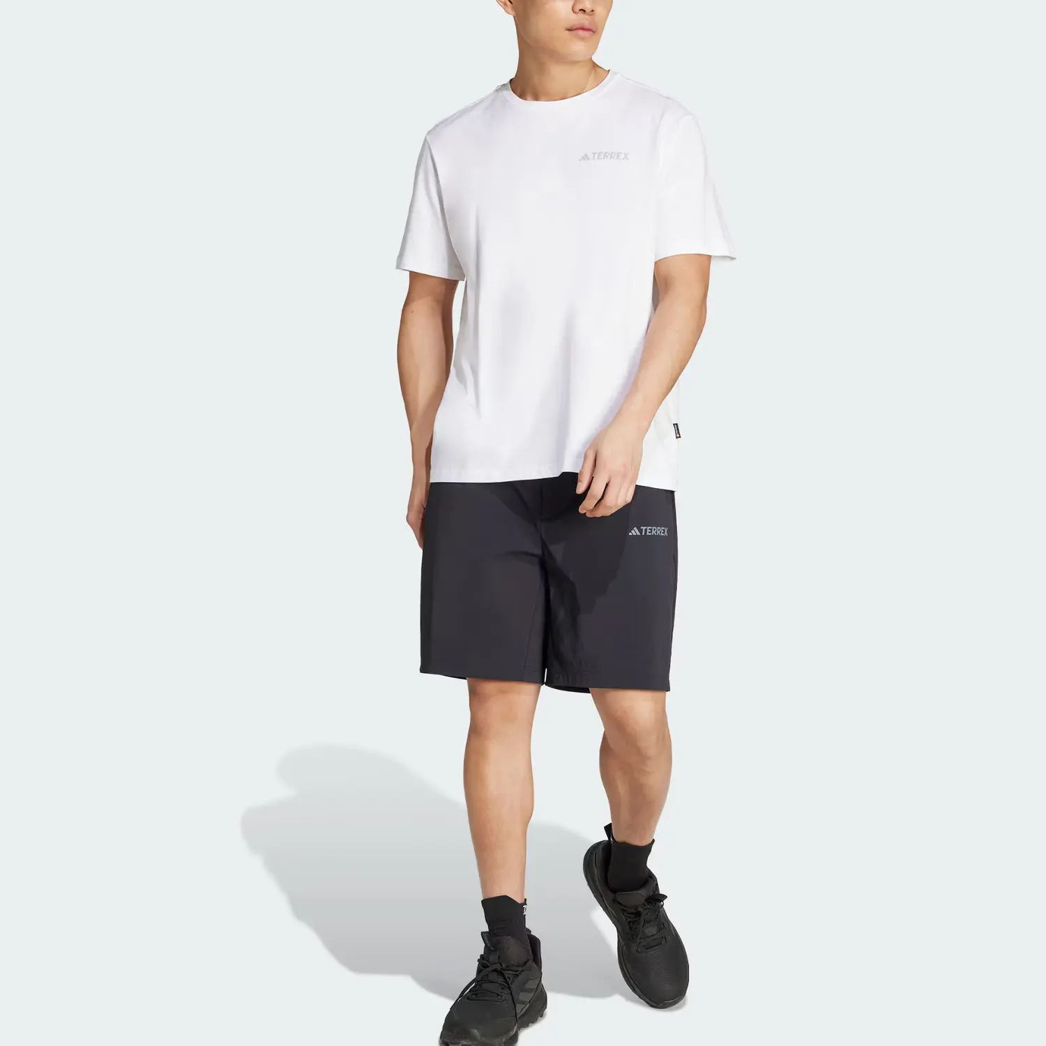 Adidas Футболка Terre SS25 POLYGIENE GRAPHIC мужская white — фото 3