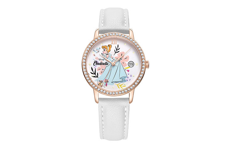 

Disney Часы Princess Quartz Movement Leather Watch Bands Watch Women's Watch Multicolor Watch Dial MK-11500W