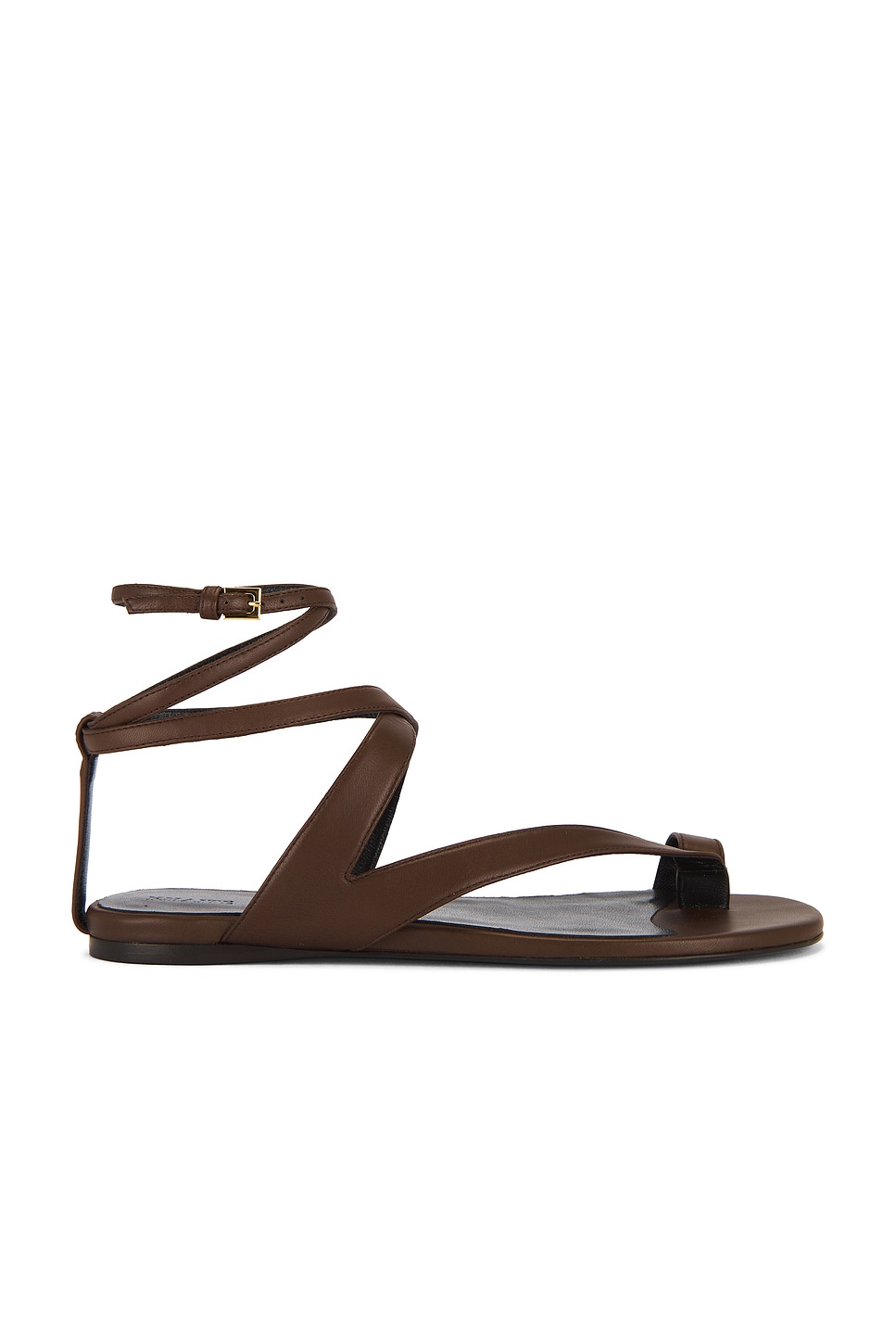 Aimee Ankle Strap Сандалии Khaite, Cigar