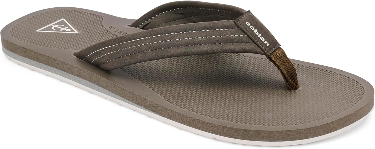 

Мужские вьетнамки Cobian Anchor с ремешком из синтетической кожи, коричневый