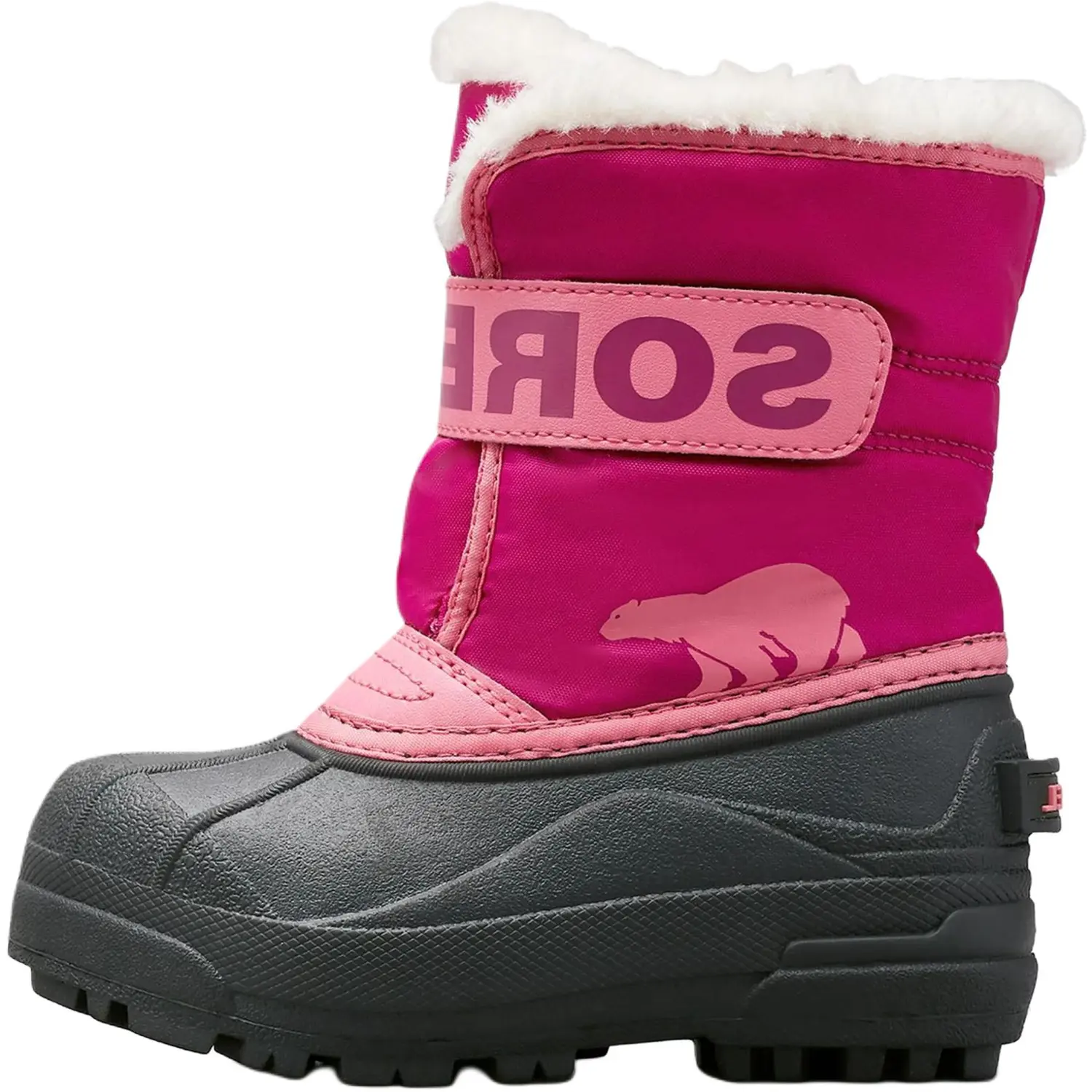 

SOREL Амортизация, износостойкие детские ботинки Kids Pink