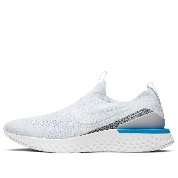 

Кроссовки epic phantom react flyknit sports shoes Nike, белый