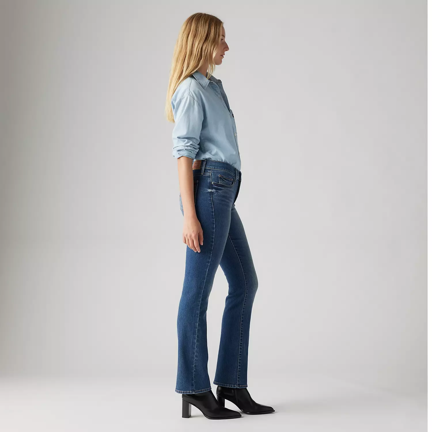 315 Формирующие женские джинсы Bootcut Levi's, цвет Los Dos - Medium Wash — фото 3