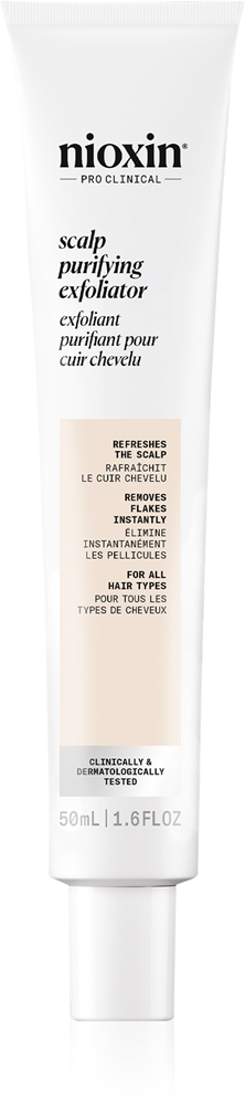 

Очищающее отшелушивающее средство для кожи головы от перхоти Nioxin, 50 мл