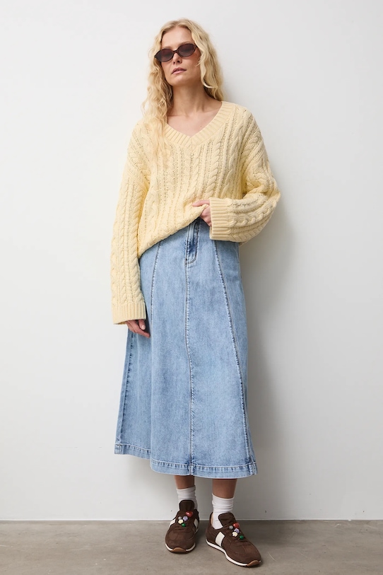 

Хлопковый свитер Medicine, желтый