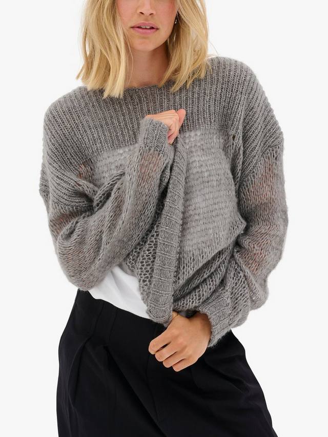 

Жаргонный джемпер MY ESSENTIAL WARDROBE, цвет Stormy Grey