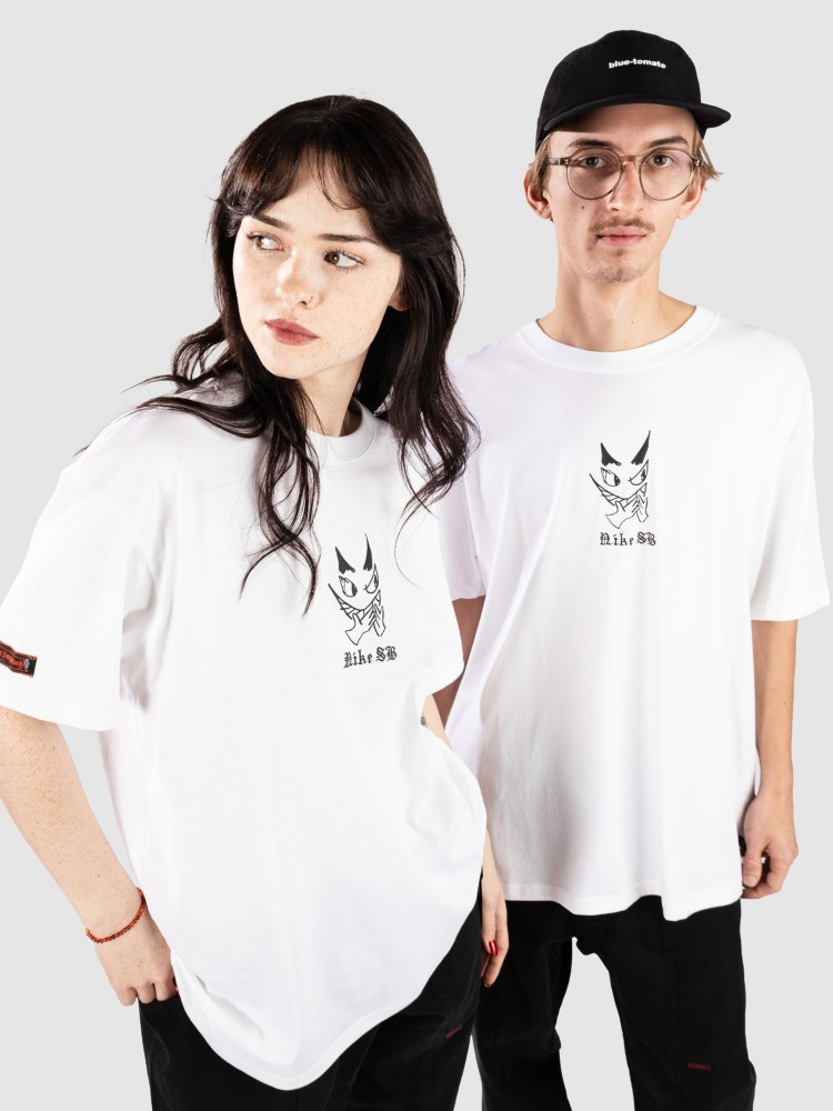 Футболка Nike SB Charcoal Dunk T-Shirt, white — фото 3