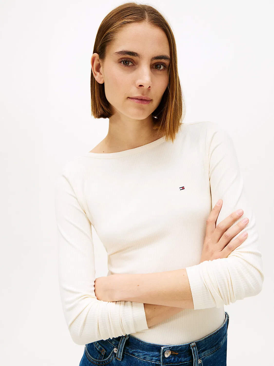 Футболка Tommy Hilfiger, Cream — фото 3