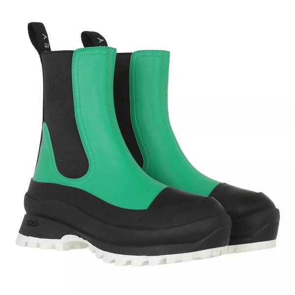 

Сапоги trace chelsea boots green/black Stella Mccartney, черный