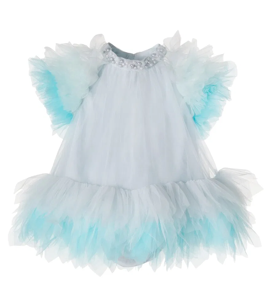 Детский комплект из тюлевого платья и панталон Baby Abu Dhabi Tutu Du Monde, синий