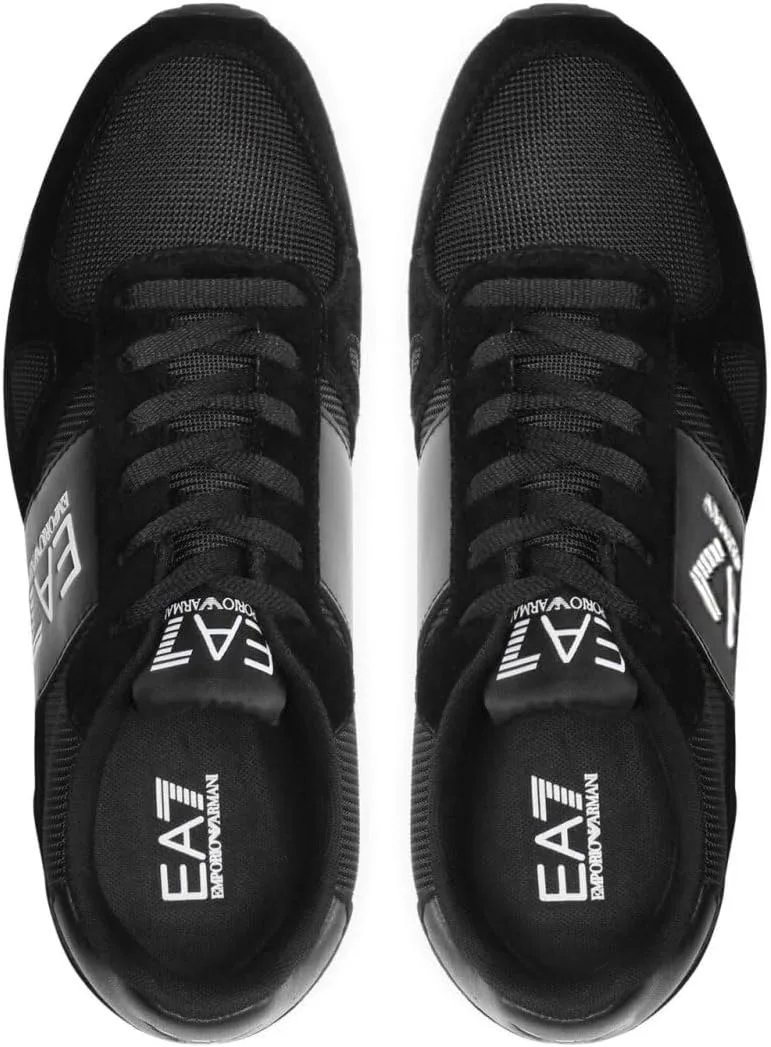 Кроссовки мужские EA7 Retrorunning, белый/черный — фото 4
