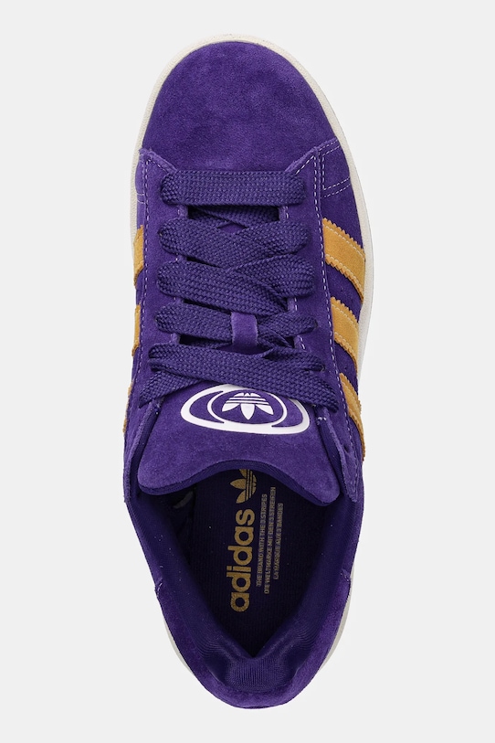 Замшевые кроссовки CAMPUS 00s Adidas Originals, фиолетовый — фото 4