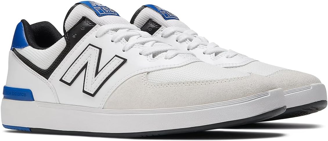 Мужские кроссовки New Balance 574 Vulc, белый/синий — фото 2