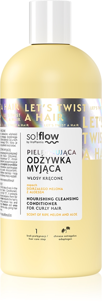 

Питательный очищающий кондиционер для вьющихся волос So!Flow, 200 мл