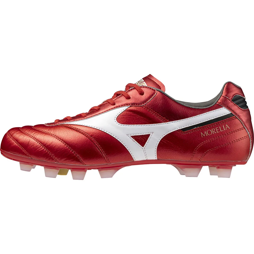 Футбольные бутсы Mizuno Morelia II Elite FG, красный — фото 3