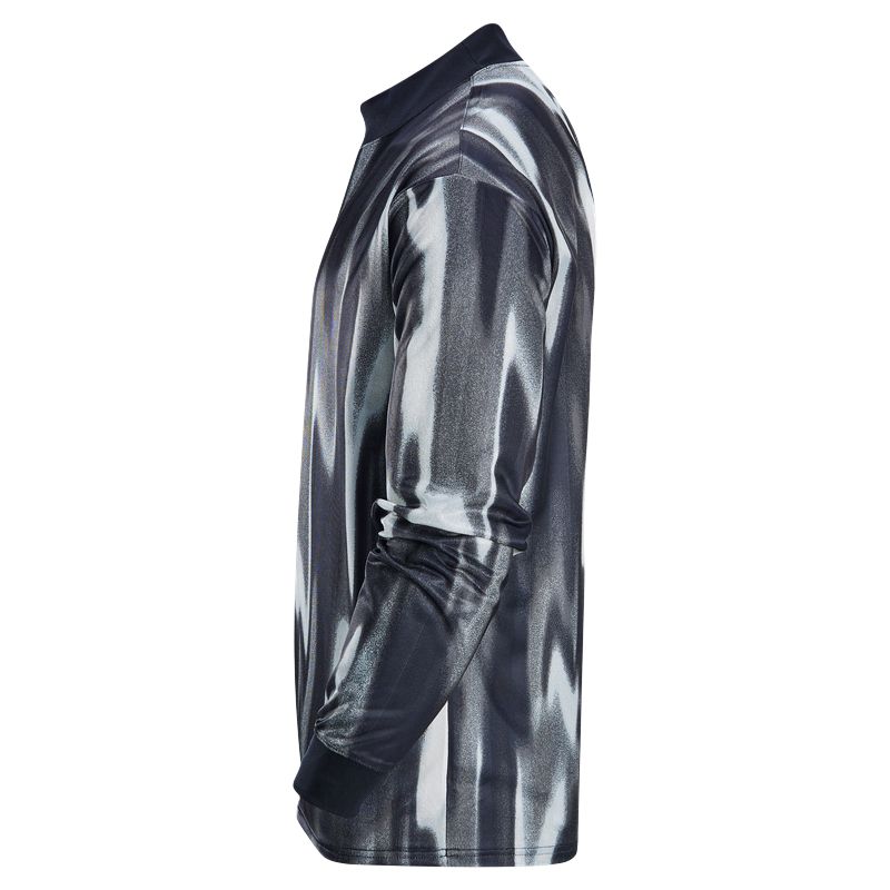 Футболка мужская с длинным рукавом для футбола Nike Dri FIT, цвет Canvas White/Black/White — фото 4
