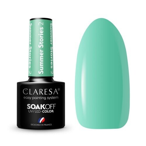 

Лак гибридный для ногтей Summer Stories 2,5 г Claresa