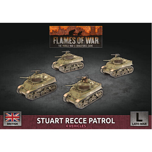 

Фигурки Flames Of War: Stuart Recce Armoured Troop (X4 Plastic)