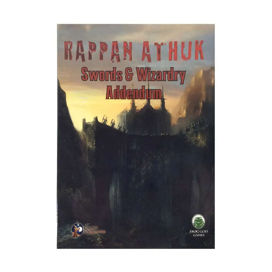 

Rappan Athuk - Swords & Wizardry Addendum, Rappan Athuk (Swords & Wizardry), мягкая обложка