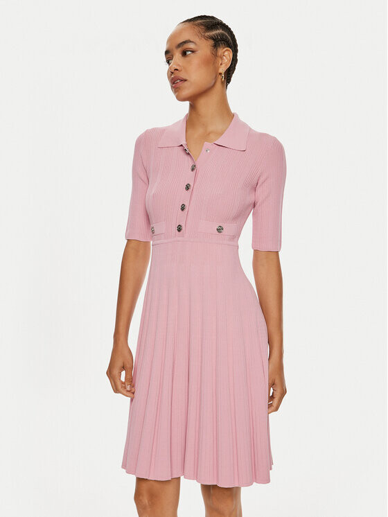 

Трикотажное платье regular fit Pinko, розовый