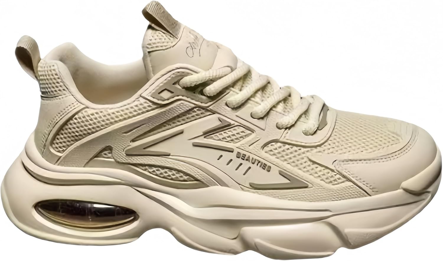 

Мужские модные спортивные кроссовки - для улицы, бега, фитнеса, повседневной носки, с противоскользящей подошвой и долговечные, подходят для всех сезонов Fmshi, хаки