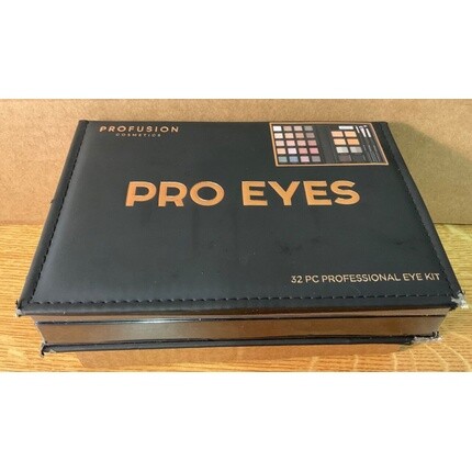 Профессиональный набор для глаз Pro Eyes, 32 шт.: тени для век, пудра для бровей, кисти, Profusion — фото 2