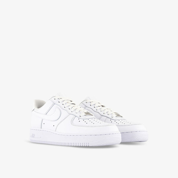 Кроссовки Nike Air Force 1 '07 с логотипом, белый — фото 3