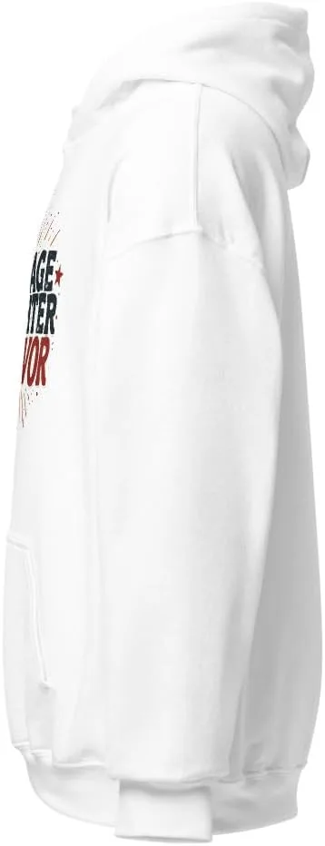 Винтажный худи Unisex с цитатой для родителей подростков, Teenage Daughter Survivor Generic, белый — фото 3