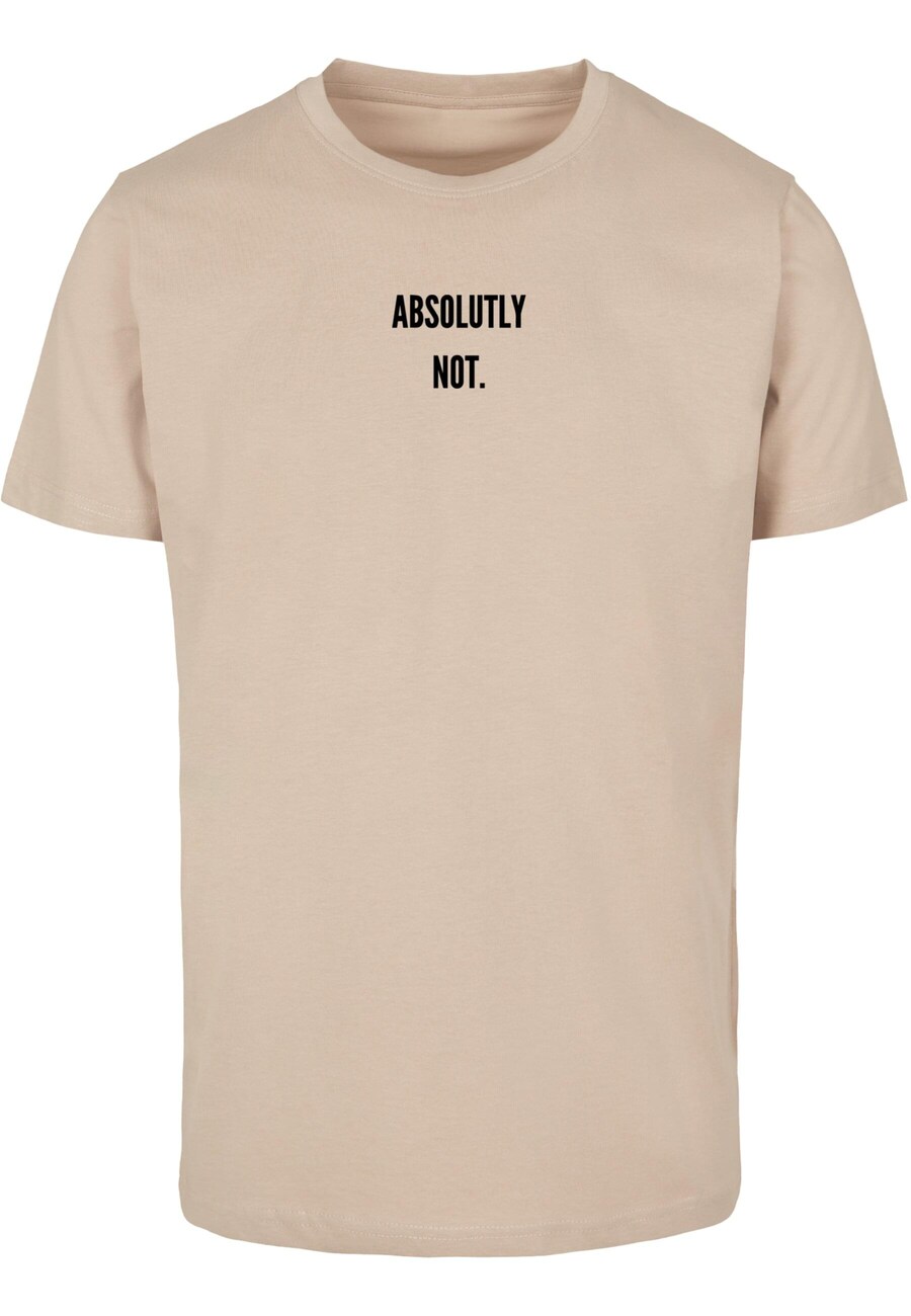 

Рубашка Mister Tee Absolutely Not, песочный