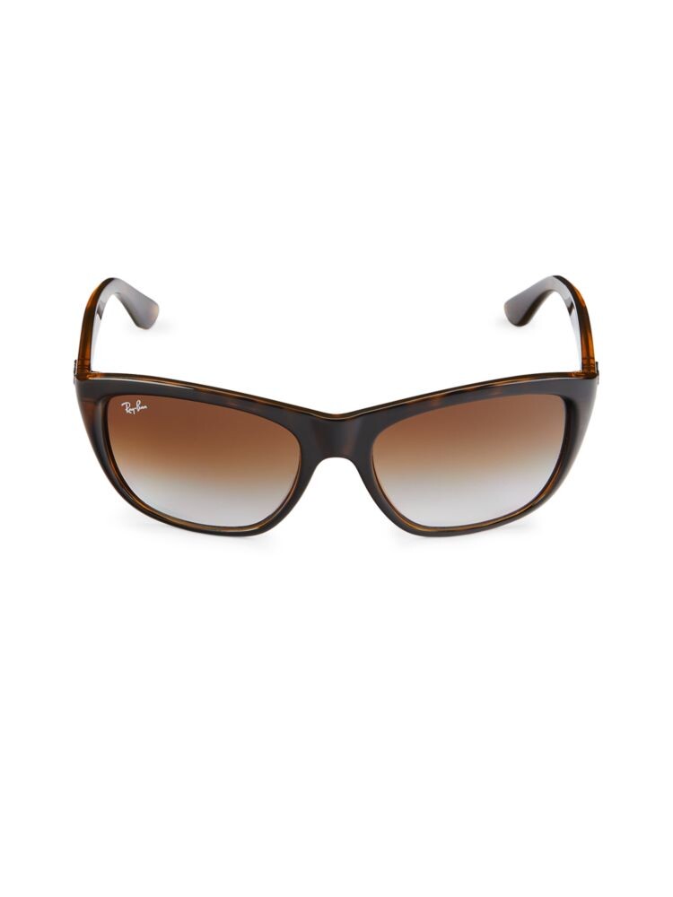 

Прямоугольные солнцезащитные очки 57MM Ray-Ban, цвет Tortoise