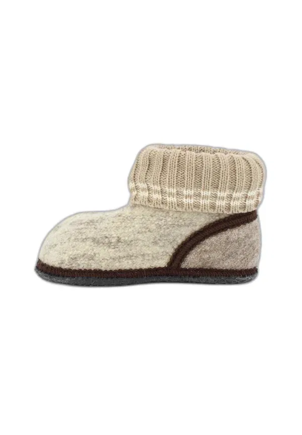 Тапочки Warmfutter oetz slippers Beck, бежевый — фото 2